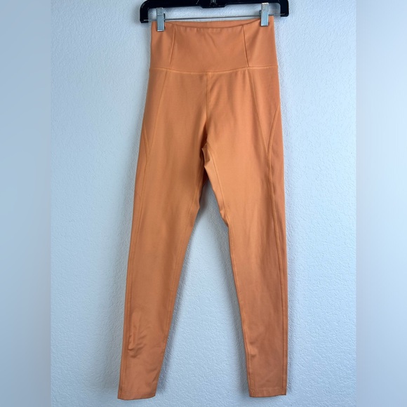 girlfriend collective Pants - Girlfriend Collective Orange Compressive High Rise Leggings Size Small